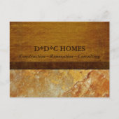 Carte Postale Construction constructeurs Publicité (Devant)