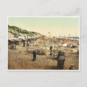 Carte Postale Construction de châteaux de sable, Westerland, Syl