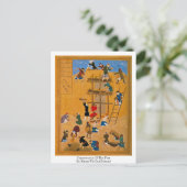 Carte Postale Construction Du Fort Par Kamal Ud-Din Behzad (Debout devant)