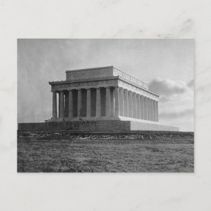 Carte Postale Construction du monument commémoratif de Lincoln (