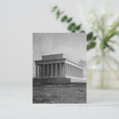 Carte Postale Construction du monument commémoratif de Lincoln ( (Debout devant)