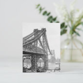 Carte Postale Construction du pont de Williamsburg, 1901 (Debout devant)