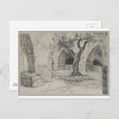 Carte Postale Construction extérieure du couvent arménien, Jérus (Devant / Derrière)