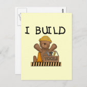 Carte Postale Construction I Construire des T-shirts et des cade (Devant / Derrière)