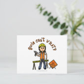 Carte Postale Construction légère (Debout devant)