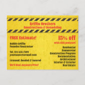 Carte postale Constructions (Devant)