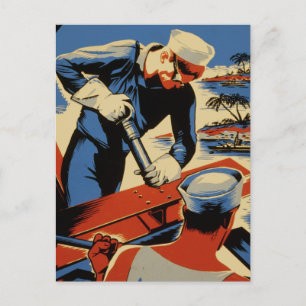 Carte Postale Construisez pour votre marine