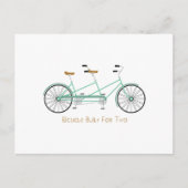 Carte Postale Construit pour deux (Devant)