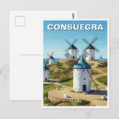 Carte Postale Consuegra Espagne Travel (Devant / Derrière)