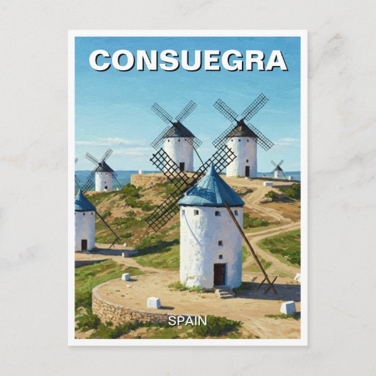 Carte Postale Consuegra Espagne Travel (Devant)