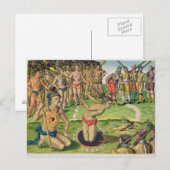 Carte Postale Consultation d'un sorcier, de 'Brevis Narratio' (Devant / Derrière)