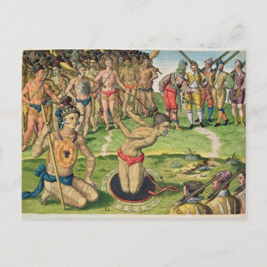 Carte Postale Consultation d'un sorcier, de 'Brevis Narratio' (Devant)