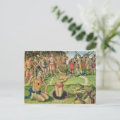 Carte Postale Consultation d'un sorcier, de 'Brevis Narratio' (Debout devant)