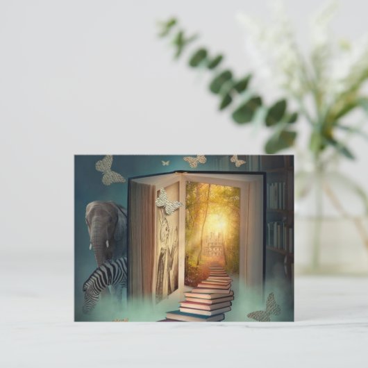 Carte Postale consulter (Debout devant)