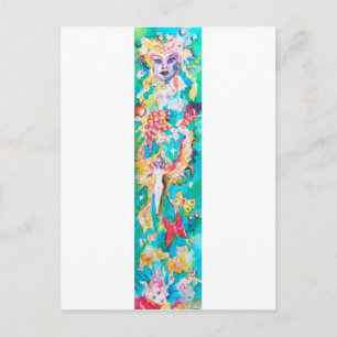 CARTE POSTALE CONTE DE FÉE DE RAISIN