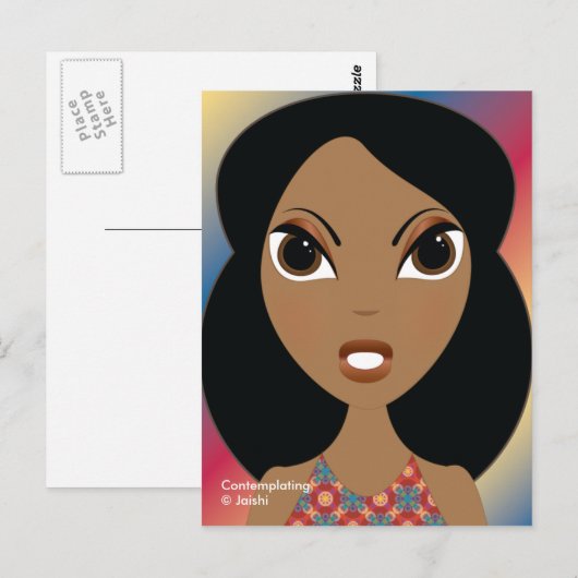 Carte Postale Contempler (Devant / Derrière)