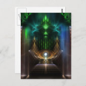 Carte Postale Contempler L'Art Fractal De L'Oz (Devant / Derrière)