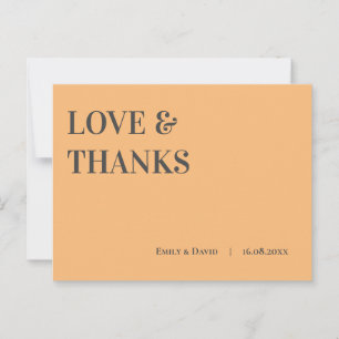 Carte Postale Contemporain Moderne Amour Et Merci Mariage