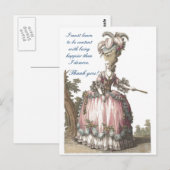 Carte Postale Contenu ~Carte postale Merci (Devant / Derrière)