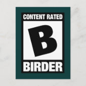 Carte Postale Contenu noté B : Birder (Devant)