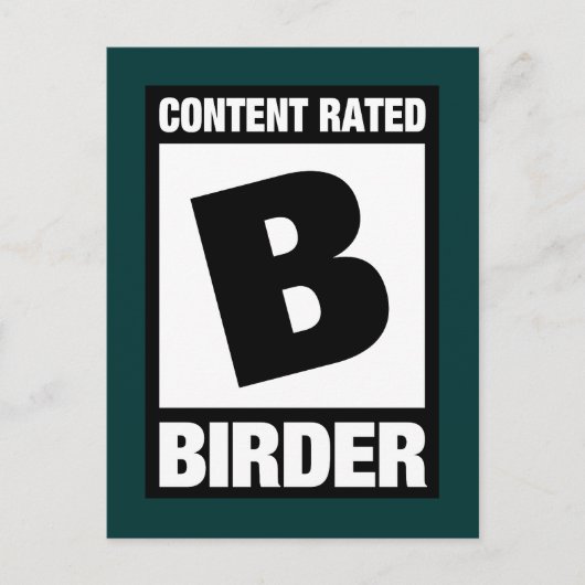 Carte Postale Contenu noté B : Birder (Devant)