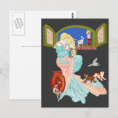 Carte Postale Contes de chats Kitty (Devant / Derrière)