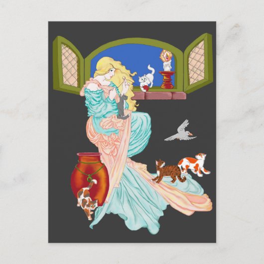 Carte Postale Contes de chats Kitty (Devant)