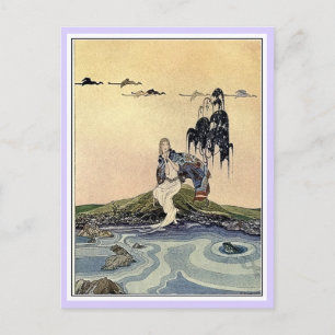 Carte Postale Contes de fées : Violette et crapaud