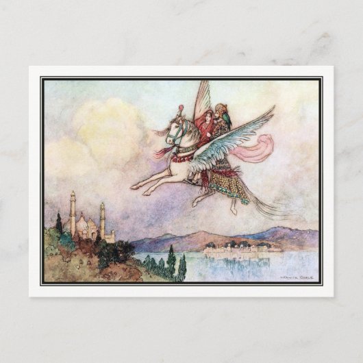 Carte Postale Contes populaires du Bengale par Warwick Goble (Devant)