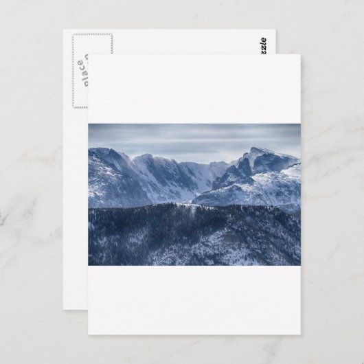 Carte Postale Continental Divide CO Parc national des Rocheuses (Devant / Derrière)