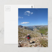 Carte Postale Continental Divide - sentier du Colorado (Devant / Derrière)