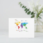 Carte Postale Continents (Debout devant)