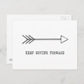 Carte Postale Continuer à avancer (Devant / Derrière)