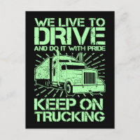 Continuer sur le camionnage 18 Wheeler Green