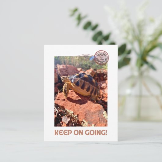 Carte Postale Continuez à aller Inspirational coddiwompling tort (Debout devant)