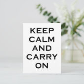 Carte Postale Continuez À Continuer À Vous Rendre Calme (Debout devant)