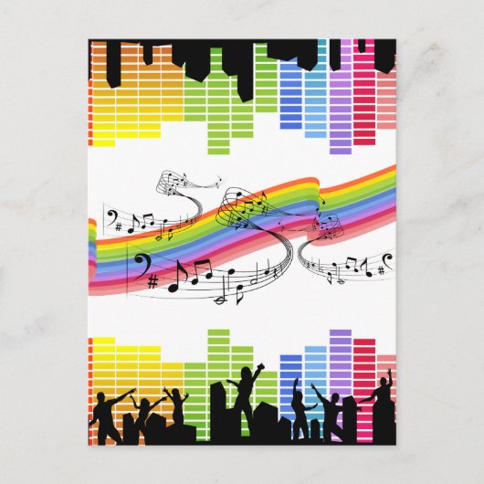 Carte Postale Continuez à danser (Devant)