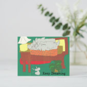 Carte Postale Continuez à rêver (Debout devant)