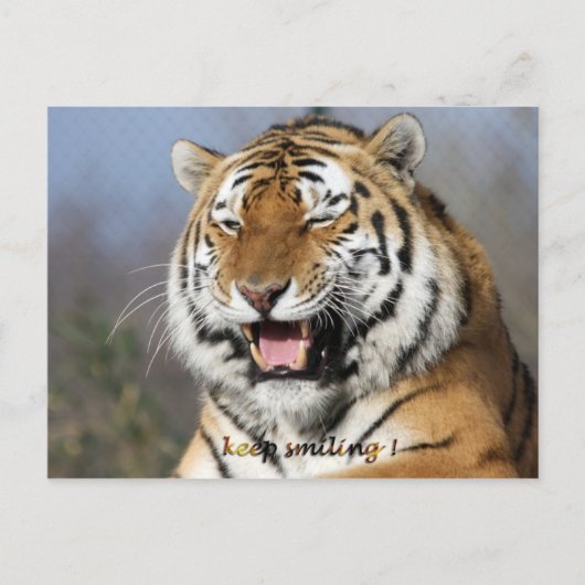 Carte Postale continuez à sourire (Devant)