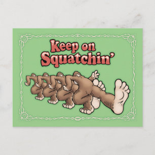 Carte Postale Continuez à squatcher'