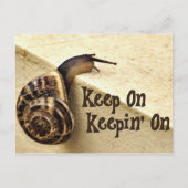 Carte Postale Continuez à tenir à l'encouragement Citation avec  (Devant)