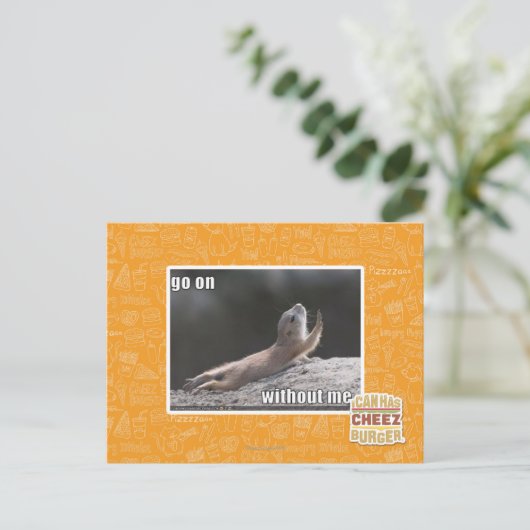 Carte Postale Continuez avec moi (Debout devant)