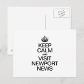 CARTE POSTALE CONTINUEZ DE FAIRE DU CALME ET VISITEZ LES NOUVELL (Devant / Derrière)