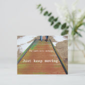 Carte Postale Continuez juste le déplacement (Debout devant)