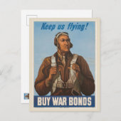 Carte Postale Continuez-Nous À Voler ! (Devant / Derrière)