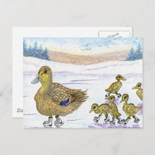 Carte Postale Continuez, vous divisent en lots ! (Devant / Derrière)