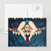 Carte Postale contorsionniste (Devant / Derrière)