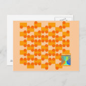 Carte postale Contours de sortie (Devant / Derrière)