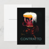 Carte Postale Contrat Vintage PosterEurope (Devant / Derrière)