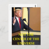 Carte Postale contre donald trump (Devant / Derrière)